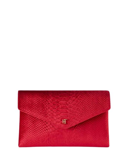 Pochette in velluto stampa cocco Elisabetta Franchi | BS27A67E2CG5